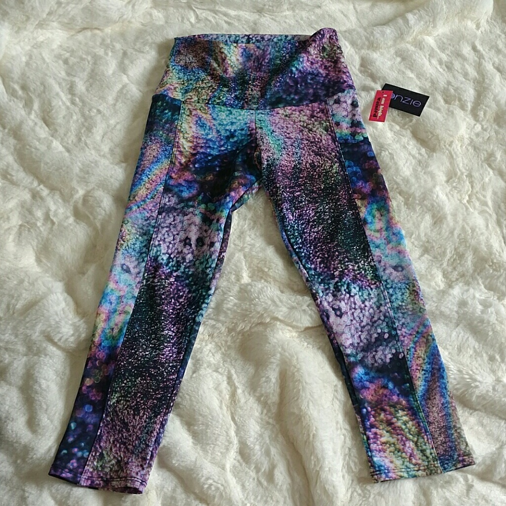 Onzie Urban Rain Oil Slick High Waist Capri